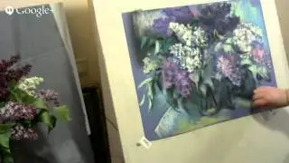 рисуем сирень пастелью с Андрем Кулагиным