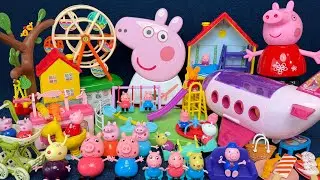 11 Minutes of super satisfying unboxing: Peppa Pig's big airplane and castle.ASMR|Review Toys