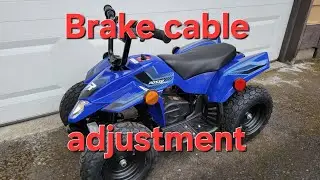 Rosso model T brake adjustment