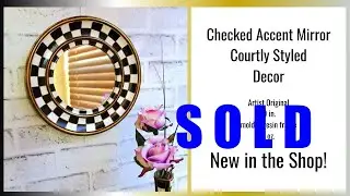Checked Accent Mirror Checked Courtly Wall Decor Buffalo Check Mirror
