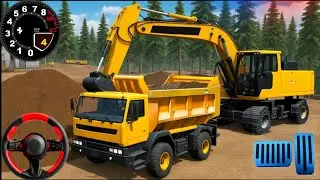 City Road Construction Simulator 3D 🚧 | Heavy Excavator & Truck (Android Gameplay)