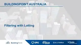 Tekla Structures - Filtering with Lotting