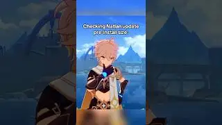 No storage left for Natlan 😭 #genshinimpact #hoyocreators #natlan #genshinupdate #genshin