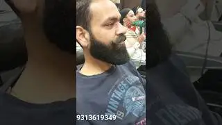 beard perm  at national salon Patel nagar new delhi.#hairstyle #hair #beautiful #viral #video