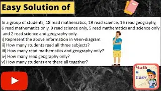 Solution of Problem having three Sets
