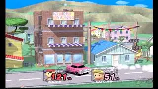 Super Smash Bros Brawl Ness VS Lucas