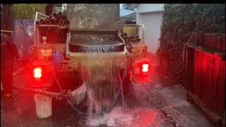 Using the line-pump to suck up 1000 gallons of water from a flooded out site