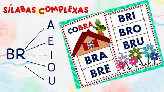 S&Iacute;LABAS COMPLEXAS-BR-CR-DR-FR-GR-PR-TR-VR/Fam&iacute;lia sil&aacute;bica completa/Alfabetiza&ccedil;&atilde;o