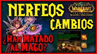 WOW CLASSIC+ SoD: 🔥NERFEOS y BUFFS🔥ENORMES CAMBIOS FASE 2 SEASON OF DISCOVERY | MUCHAMIEL