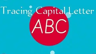 Tracing practice Capital Letters A TO H#entertainment #like #games#learning#educational#subscribe