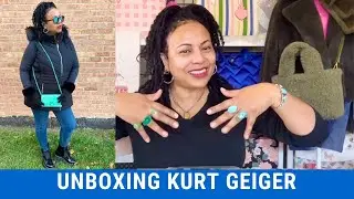 Unboxing Kurt Geiger London Brixton Quilted Chain Drench Bag Wallet On A Chain WOC #kurtgeiger