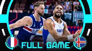 Group Phase | France v Iceland | Full Basketball Game | FIBA EuroBasket 2025
