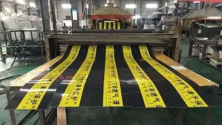 plastic sheet production line|pp pe gas warning sheet extruder|road danger warning signs