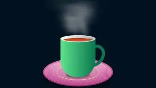 Pure CSS Animated Hot Cup of Tea with Steam Effect | HTML CSS Animation