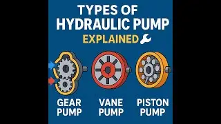 #Types of Hydraulic Pumps Explained | Gear, Vane & Piston Pumps | Simple Gyan