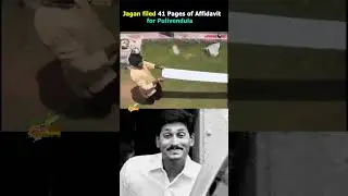 YS Jagan filed 41 Pages of Affidavit for Pulivendula..😮 #myfirstvoteforcbn