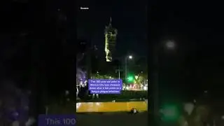 Mexico City&rsquo;s 100-year-old palm tree cut down | #shorts #yahooaustralia