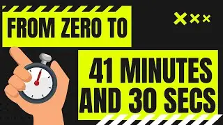 TIMER ! from 0 to 41 min and 30 secs  in minutes and seconds / 41' 30