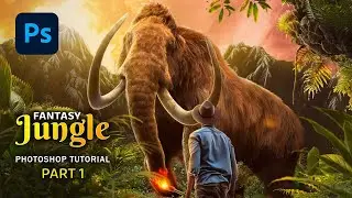Fantasy Jungle Manipulation Speed art Photoshop tutorial Part 1