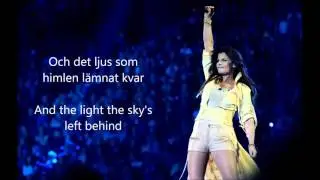 Carola-Fångad av en stormvind Eurovision 1991 Sweden (ENGLISH TRANSLATION)