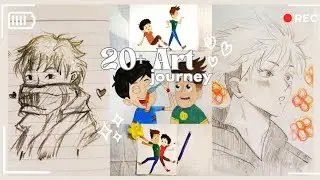 20+ Art Journey|| Click And Enjoy The Video|| 🌷☁️ 💕