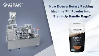How Does a Rotary Packing Machine Fill Powder into Stand-Up Handle Bags?