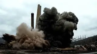 B&B Wrecking - W.H. Sammis PowerPlant- Building Detonation April 12, 2025