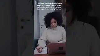 3 Tips for improving your credit