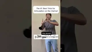 The #1 best exercise for articulation on the clarinet #clarinet