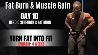 60-Min HEROIC STRENGTH WORKOUT ⚔️ Full Body Power Session | Fat Burn + Muscle Gain