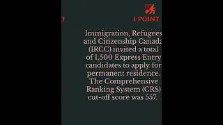 Breaking News: Latest Canadian Immigration draw for FSW 🇨🇦