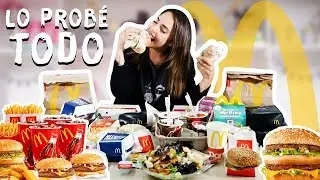 COM&Iacute; TODO EL MEN&Uacute; DE MCDONALDS *40,000 CALOR&Iacute;AS* 😰 | What The Chic