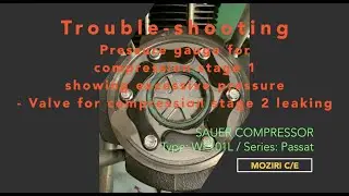 Trouble shooting - Main Air Compressor #Sauercompressor #WP101L #Leakage #Passat