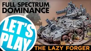 Let's Play: Full Spectrum Dominance (6mm Sci-Fi Wargame!) | The Lazy Forger