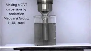 Making a CNT Dispersion by Sonication