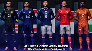 Best New Jersey Update🔥 Asian Nations Kits License eFootball 2026 Mobile