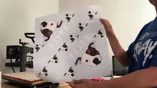 Sublimating All Over Personalized Dog Bandana