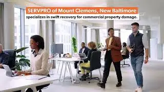 For swift recovery after commercial property damage, call SERVPRO of Mount Clemens, New Baltimore