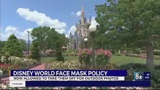 Disney World changes face mask policy