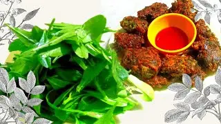 Nepali Saag Ka Pakora|  नेपाली साग के पकौड़े। | Beneficial for diabetics and bp patients.