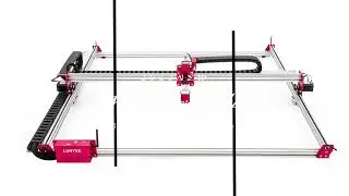 LUNYEE Laser Engraver 80W 100x100cm App Control CNC Router and Laser Cutter 2 in 1 Support LightBurn