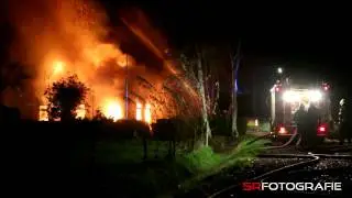 Boerderij verwoest door brand in Boelenslaan