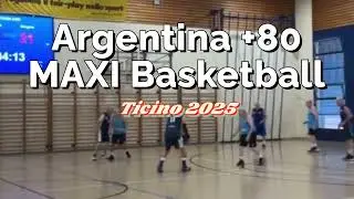 Argentina vs Uruguay Basketball +80 | FIMBA World Championship Ticino 2025 Highlights Madero anota