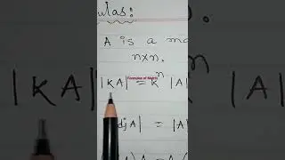 Full video link in the description below. Matrix formulas @jee#MINDofMATH
