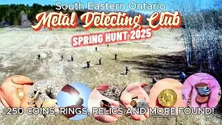 Spring CLUB HUNT 2025 Leads to INCREDIBLE Field FINDS! 250 Seeded Coins and MORE! #metaldetecting