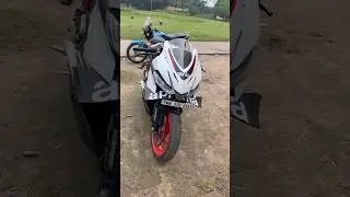 aprilia rs457 install gpr exhaust #apriliars457 #youtubeshorts