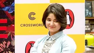 CUTE Dangal Girl Zaira Wasim At A Book Launch - The House That Spoke By Zuni Chopra