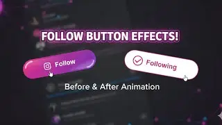 Instagram Follow Button Animation 🔥 | HTML CSS JS