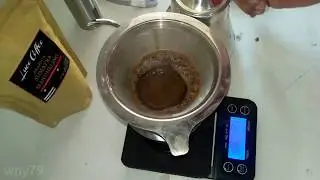 brewing coffee Sumatra mandheling with v60