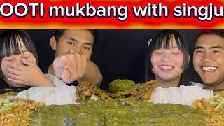 OOTI AND MIMI SINGJU MUKBANG || MANIPURI MUKBANG.